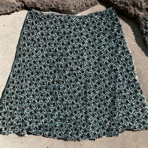 George Flowy Paisley Mini Skirt